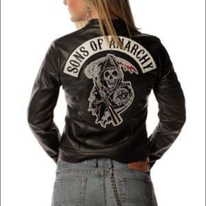 Authentic sons of anarchy leather moto jacket